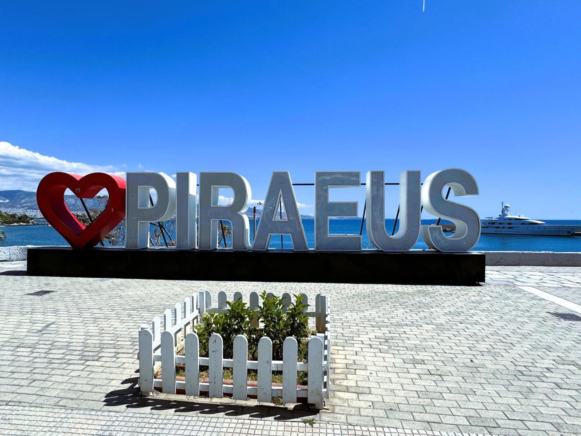 Piraeus Center Sea View Apartment Esterno foto